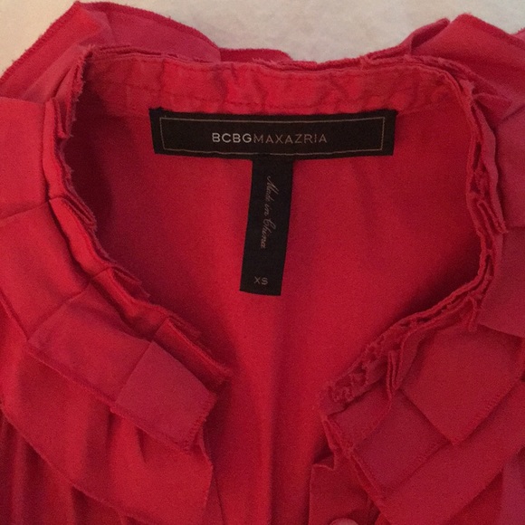 BCBG ruffle blouse - Picture 3 of 3